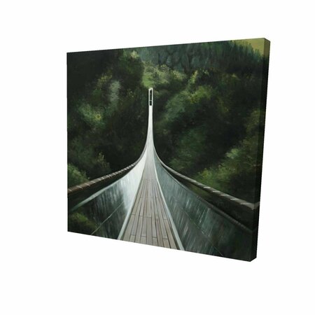 FONDO 32 x 32 in. Steep Bridge-Print on Canvas FO2789033